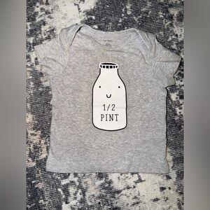 1/2 pint tee perfect for 6 month photos
